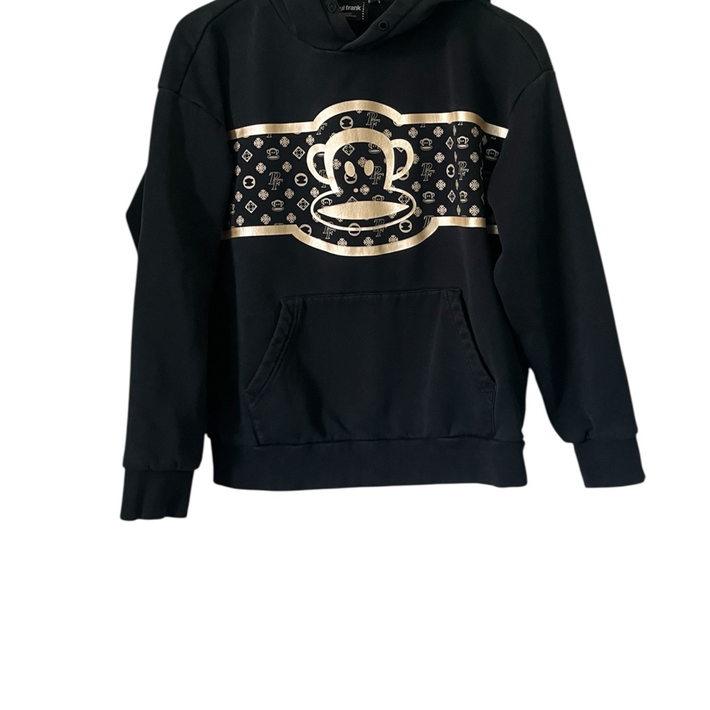 Paul Frank Black Pullover Sweatshirt Missing Strings No Other Flaws